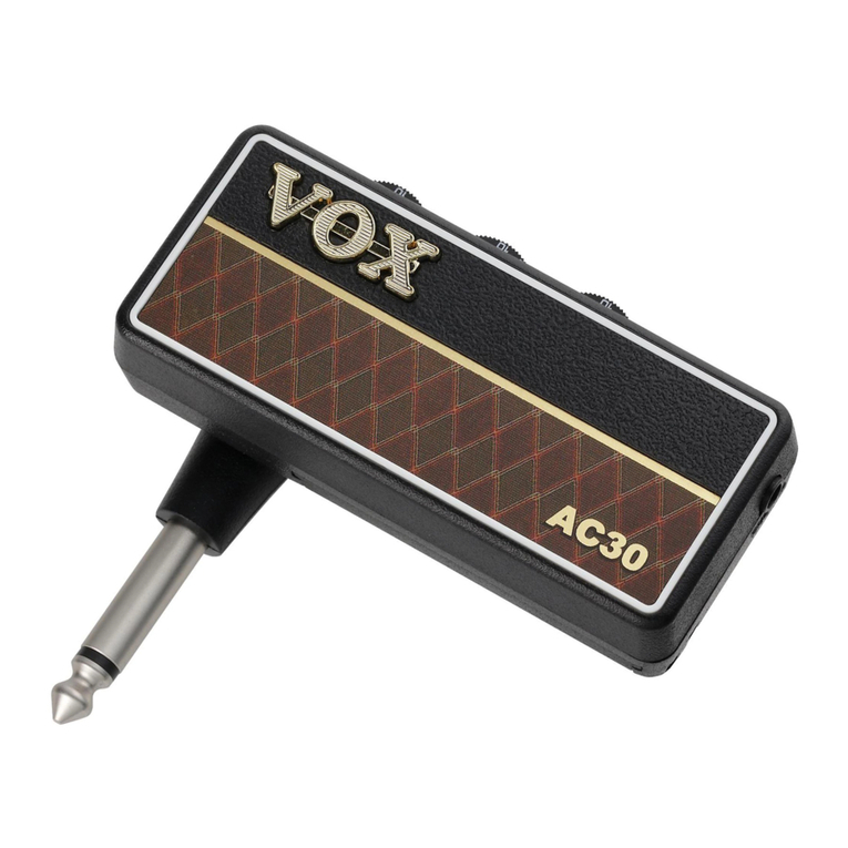 Vox AmPlug AC30 User manual