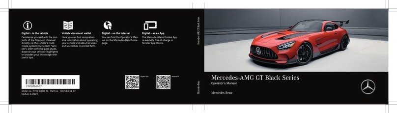 Mercedes-Benz AMG GT Black Series 2021 Operator's manual