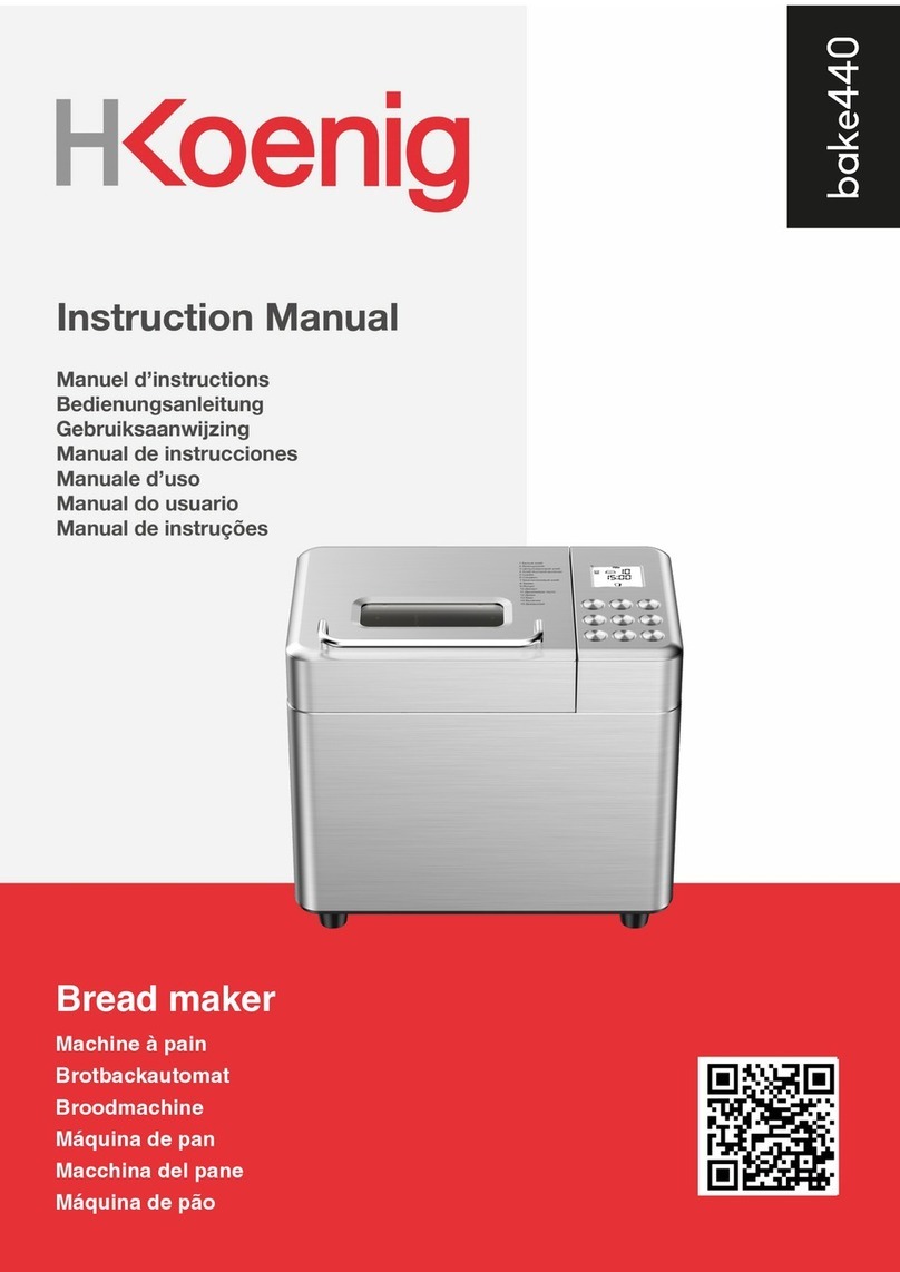 H.Koenig bake440 instruction manual