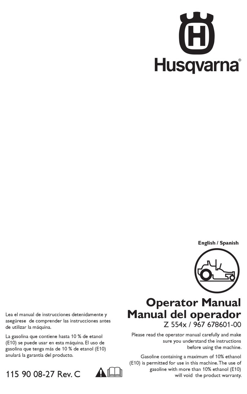 Husqvarna Z 554x Operator's manual