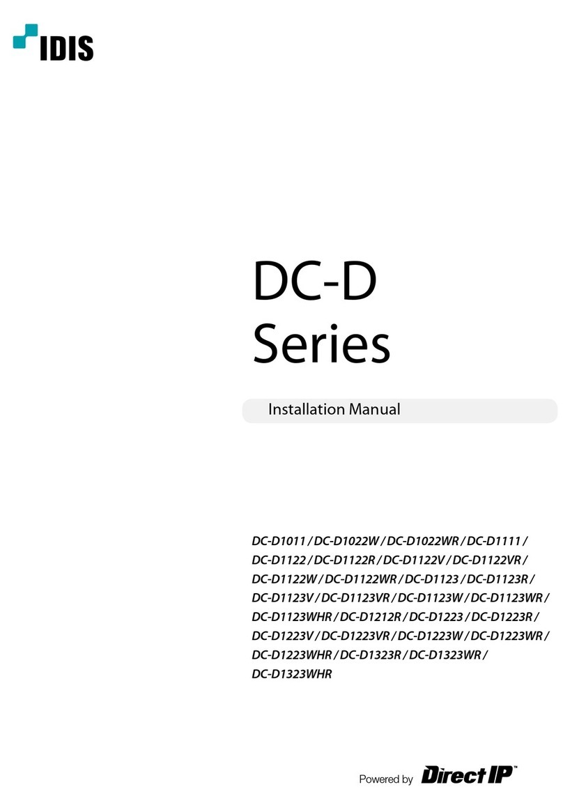 Direct IP IDIS DC-D1011 installation manual