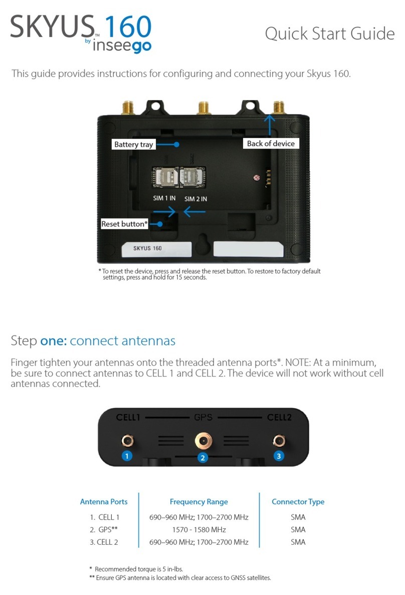 Inseego SKYUS 160 Series User manual