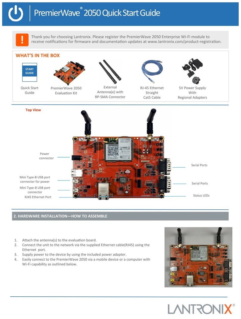 Lantronix PremierWave 2050 quick start guide