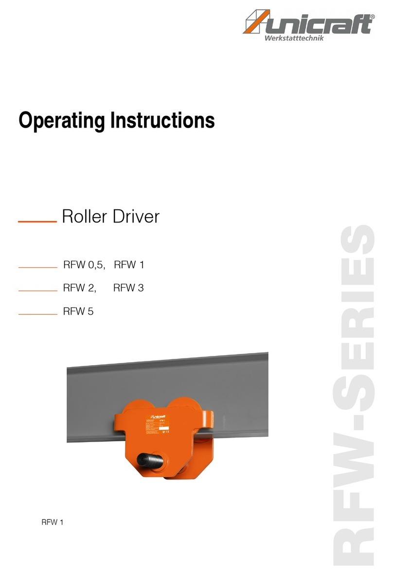 unicraft RFW 0,5, operating instructions unicraft RFW 0,5, operating instructions
