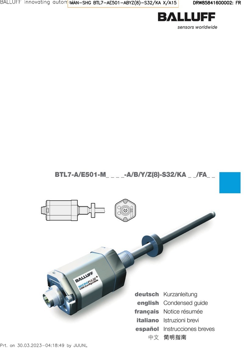 Balluff BTL7-A/E501-M Series Condensed guide