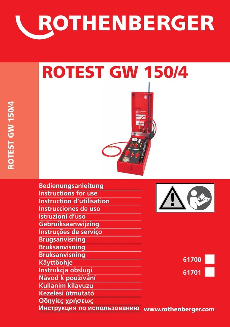 Rothenberger 61700 Instructions for use