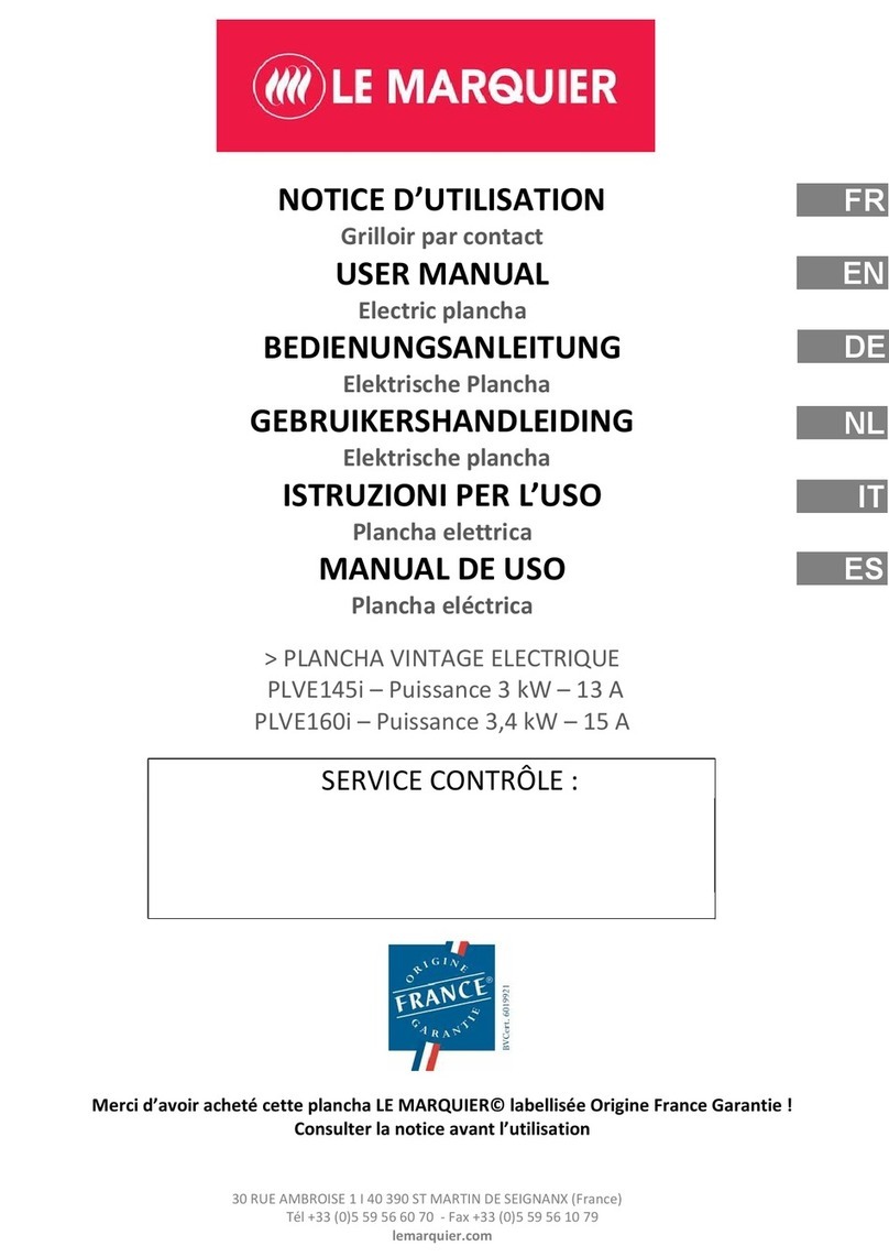 LE MARQUIER PLVE145i user manual