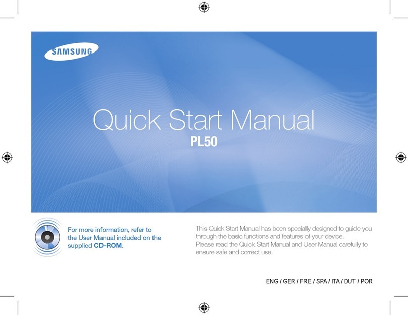 Samsung PL50 Quick start manual