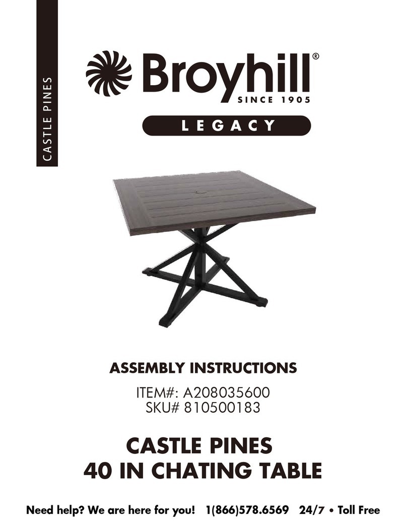 Broyhill A208035600 Assembly instructions