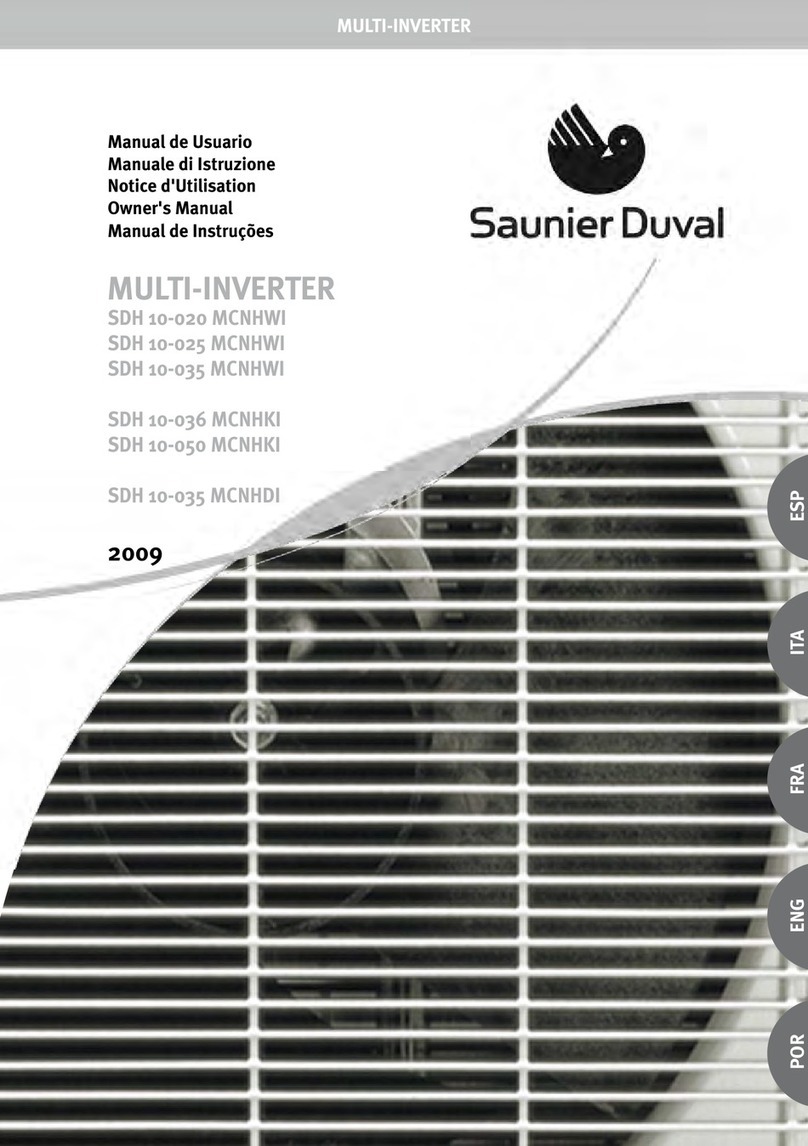 Saunier Duval SDH 10-020 MCNHWI owner's manual