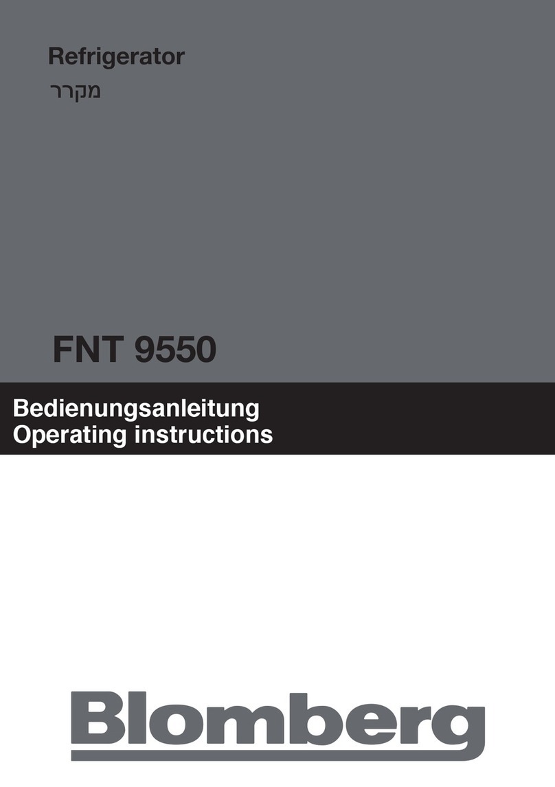 Blomberg FNT 9550 User manual Blomberg FNT 9550 User manual