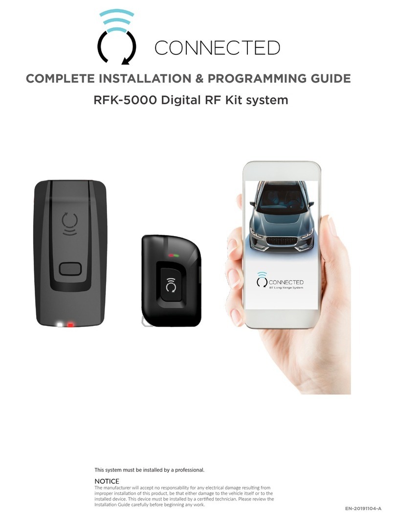 Connected RFK-5000 Installation & programming guide