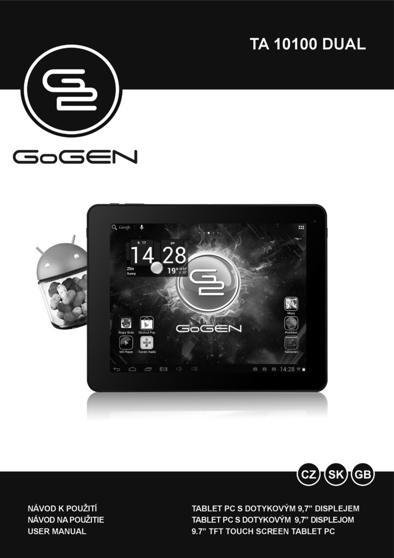 Gogen TA 10100 DUAL user manual