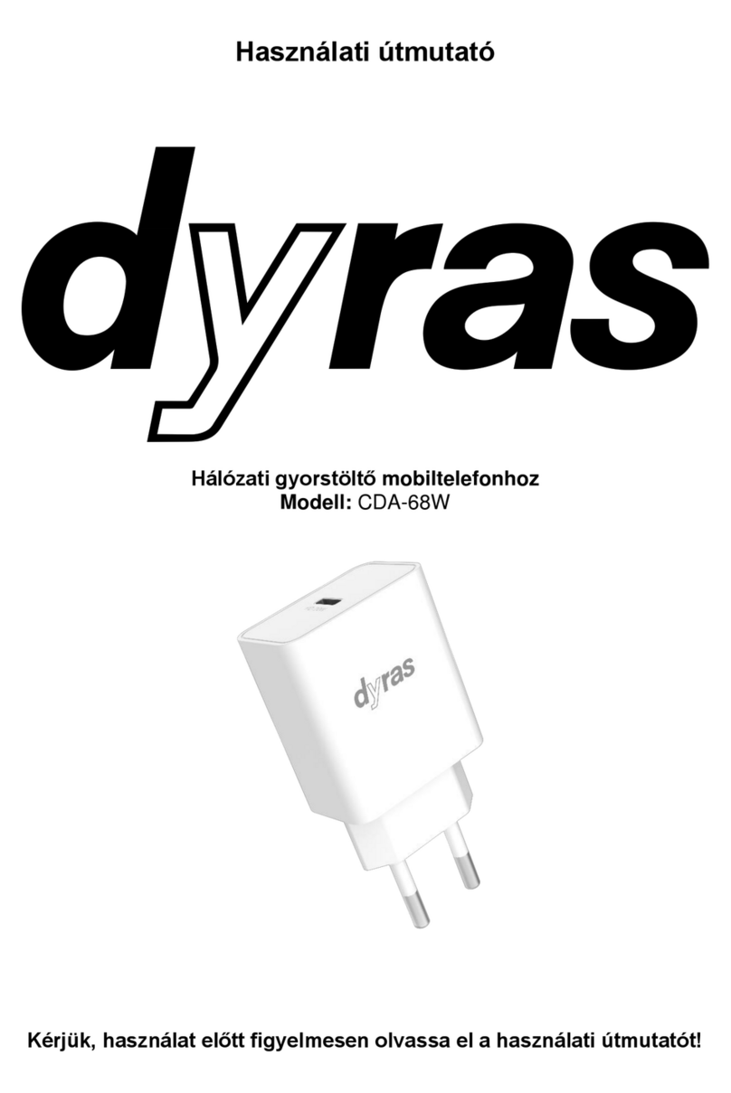 dyras CDA-68W instruction manual