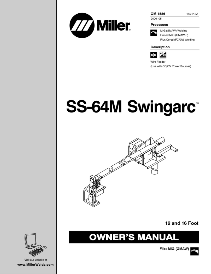 Miller Swingarc SS-64M User manual