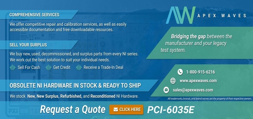 National Instruments PCI-6035E User manual