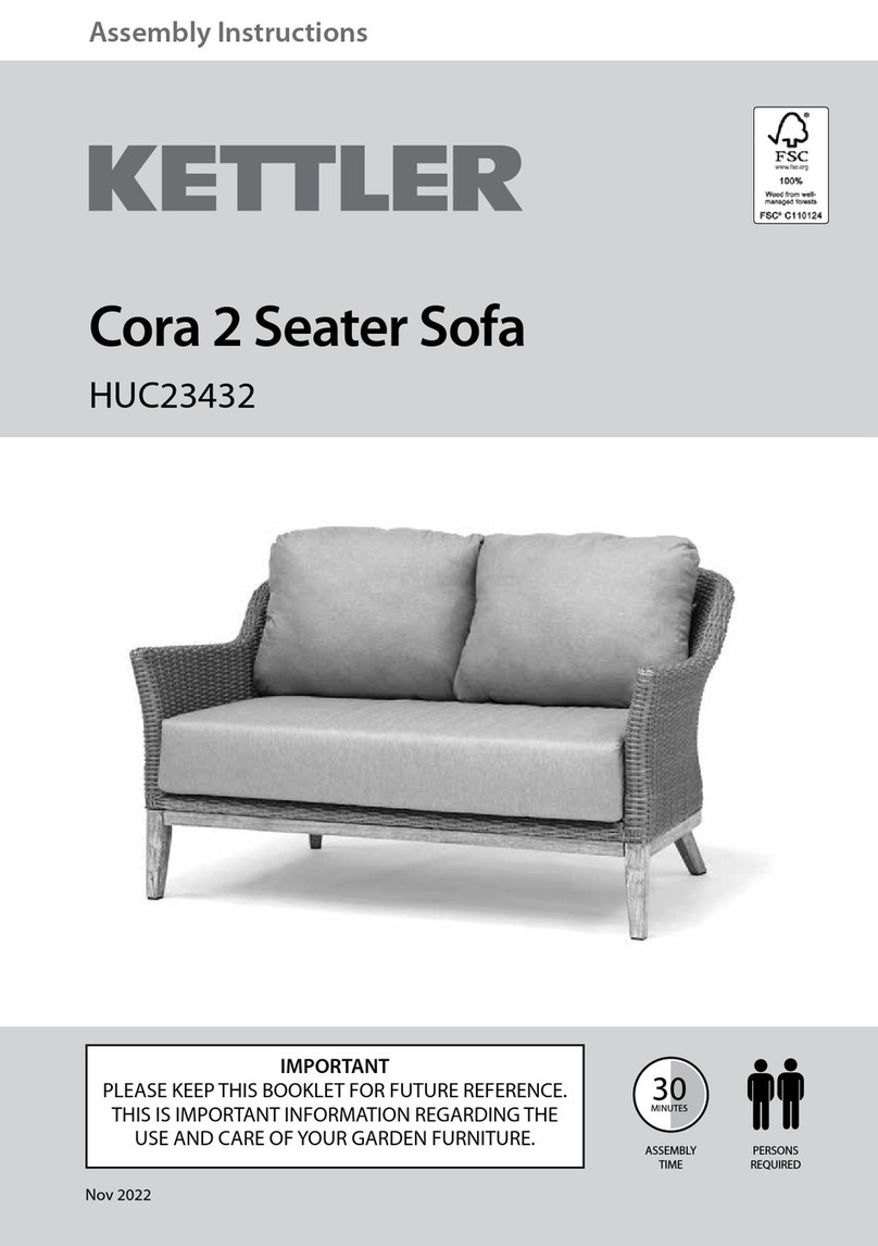 Kettler Cora HUC23432 Assembly instructions