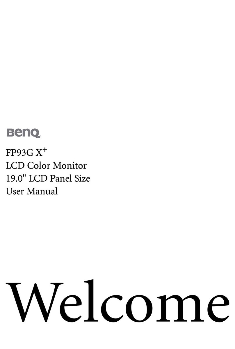 BenQ FP93G X+ User manual