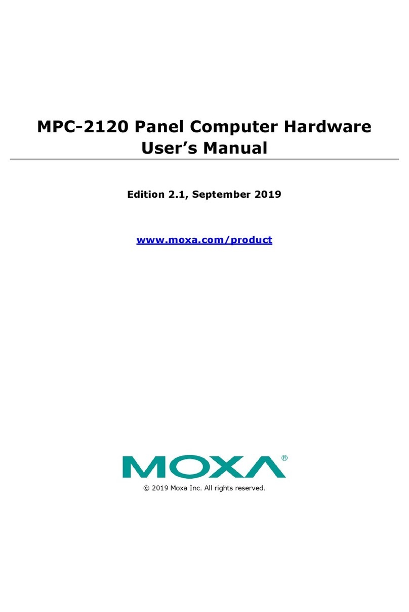 Moxa Technologies MPC-2120 Series Instructions for use