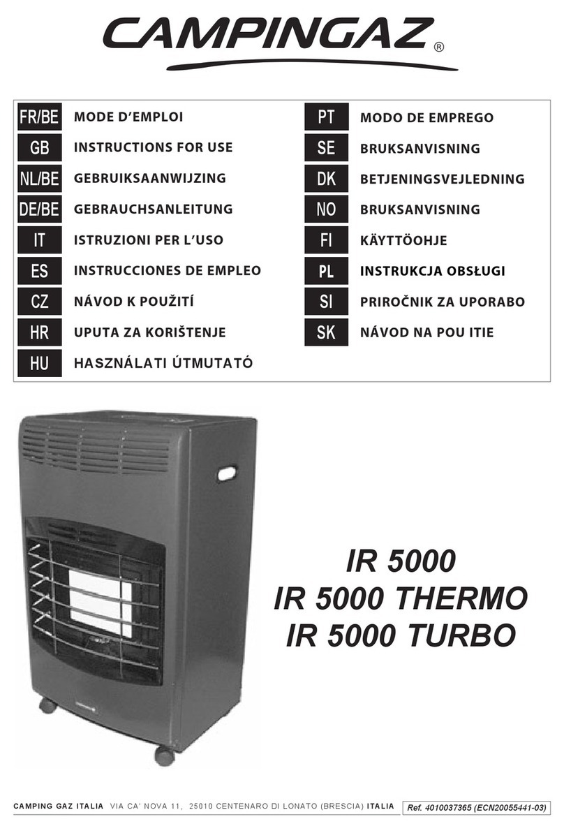 Campingaz IR 5000 Instructions for use