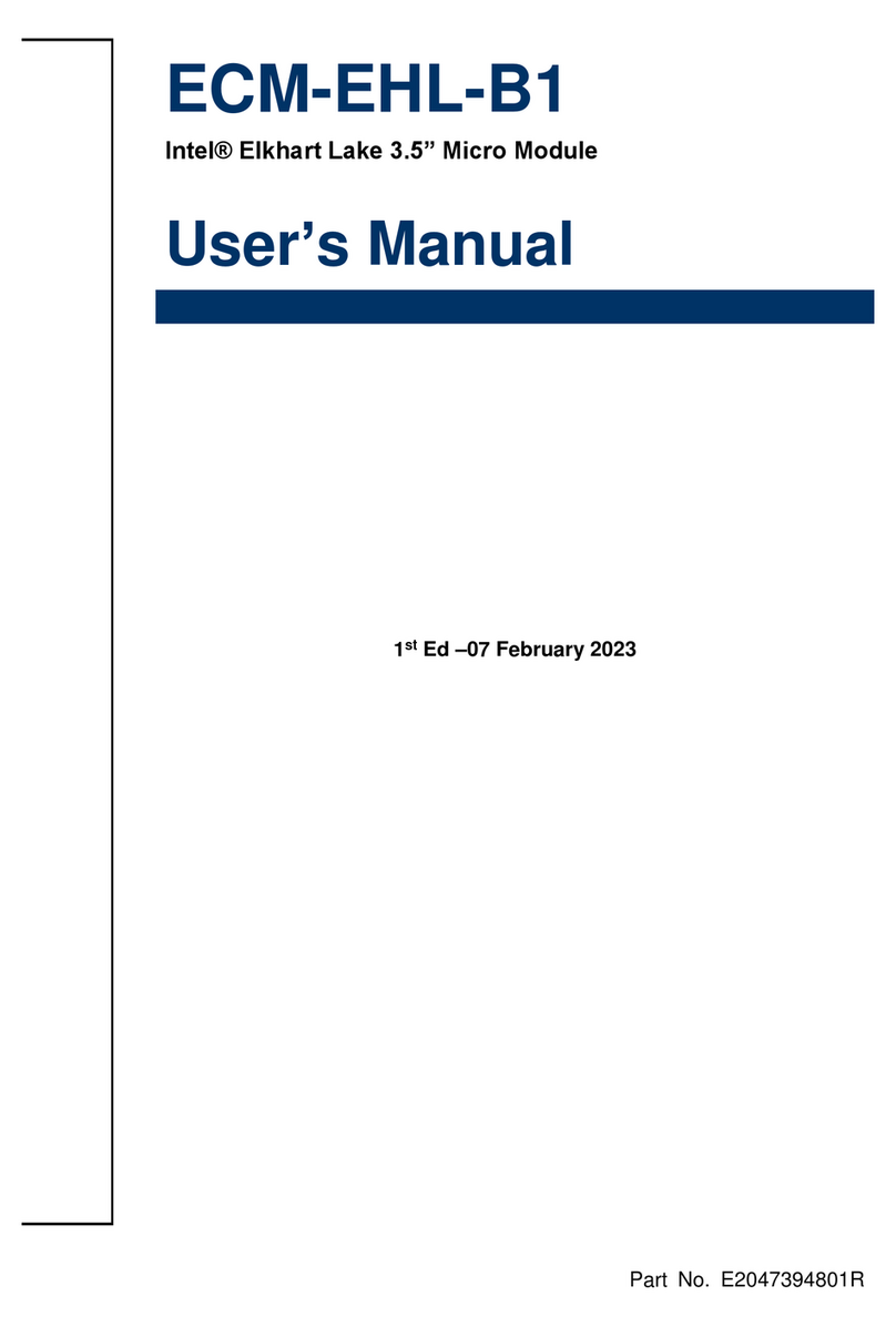 Avalue Technology ECM-EHL-B1 User manual