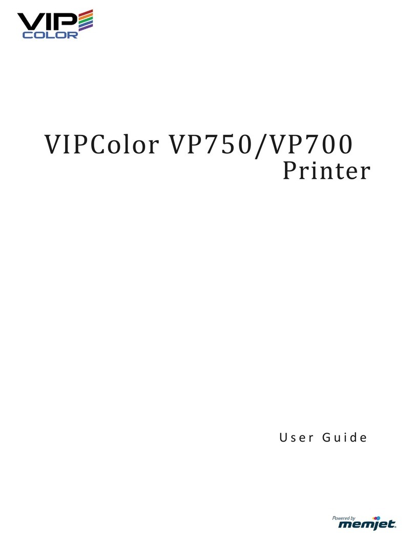 Memjet VIPColor VP750 User manual
