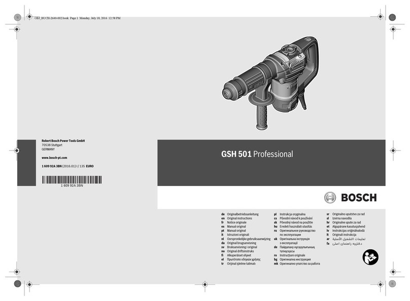 Bosch 0 611 337 020 User manual