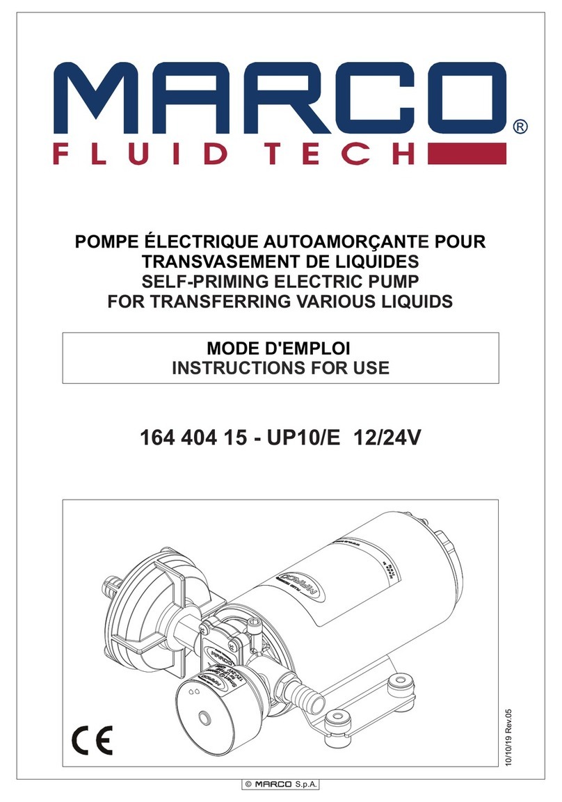 Marco UP10/E Instructions for use