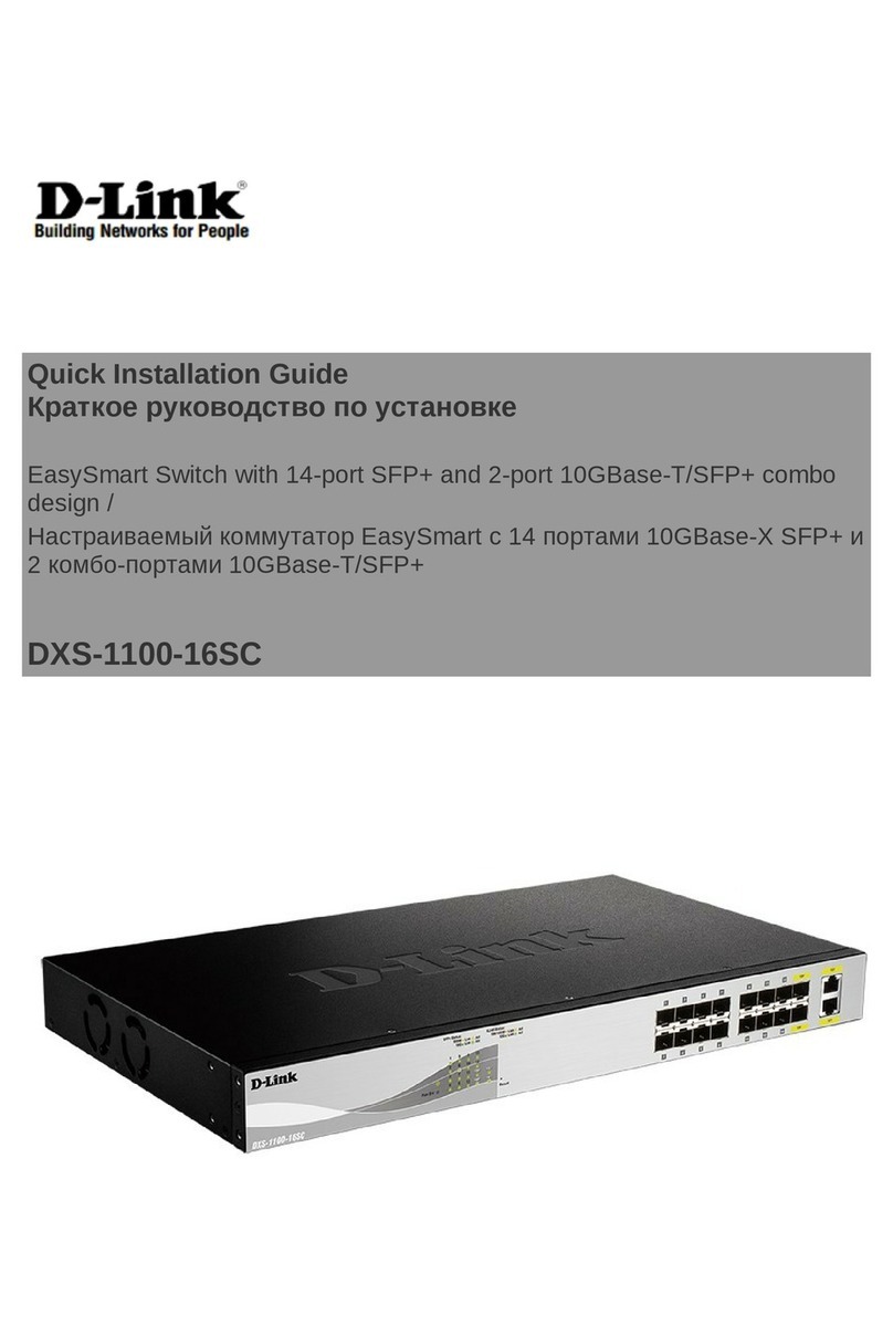 D-Link DXS-1100-16SC User manual D-Link DXS-1100-16SC User manual