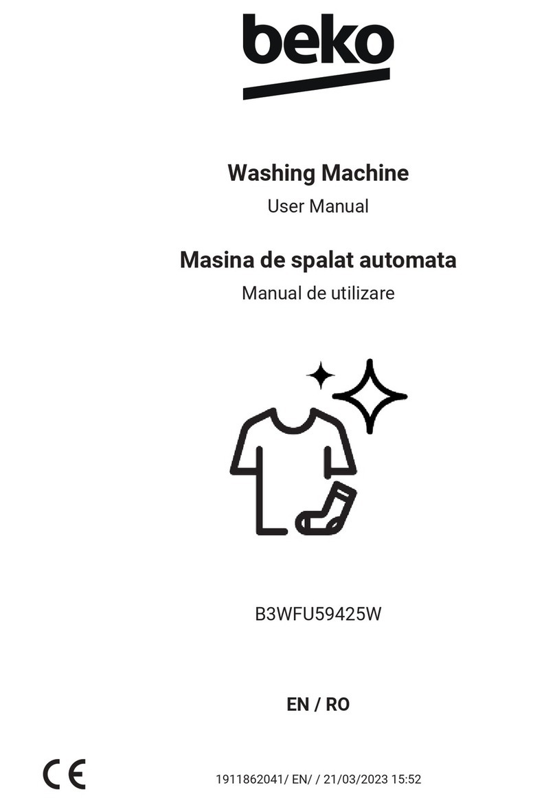 Beko B3WFU59425W User manual Beko B3WFU59425W User manual