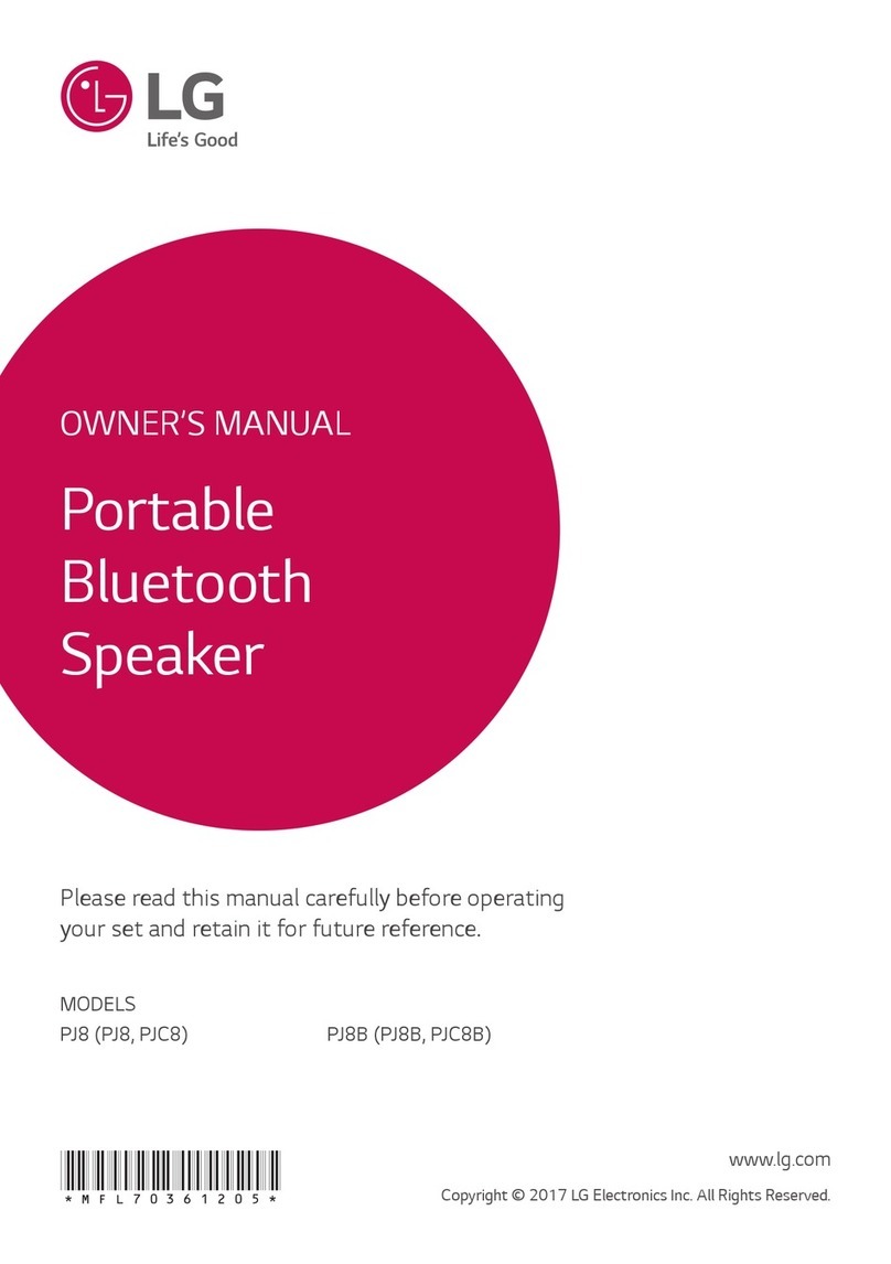 LG PJ8 owner's manual