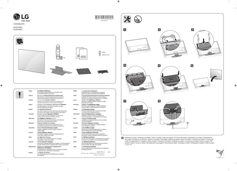 LG OLED65C8 Series User manual