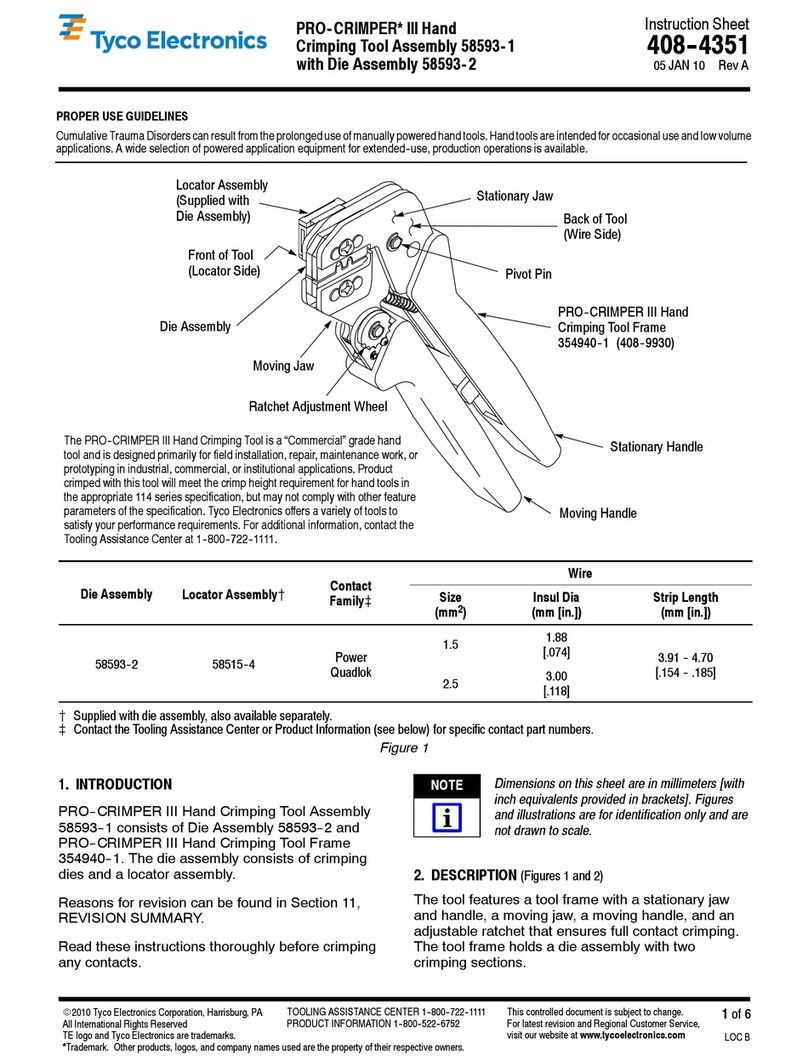 Tyco Electronics 58593-1 User manual Tyco Electronics 58593-1 User manual