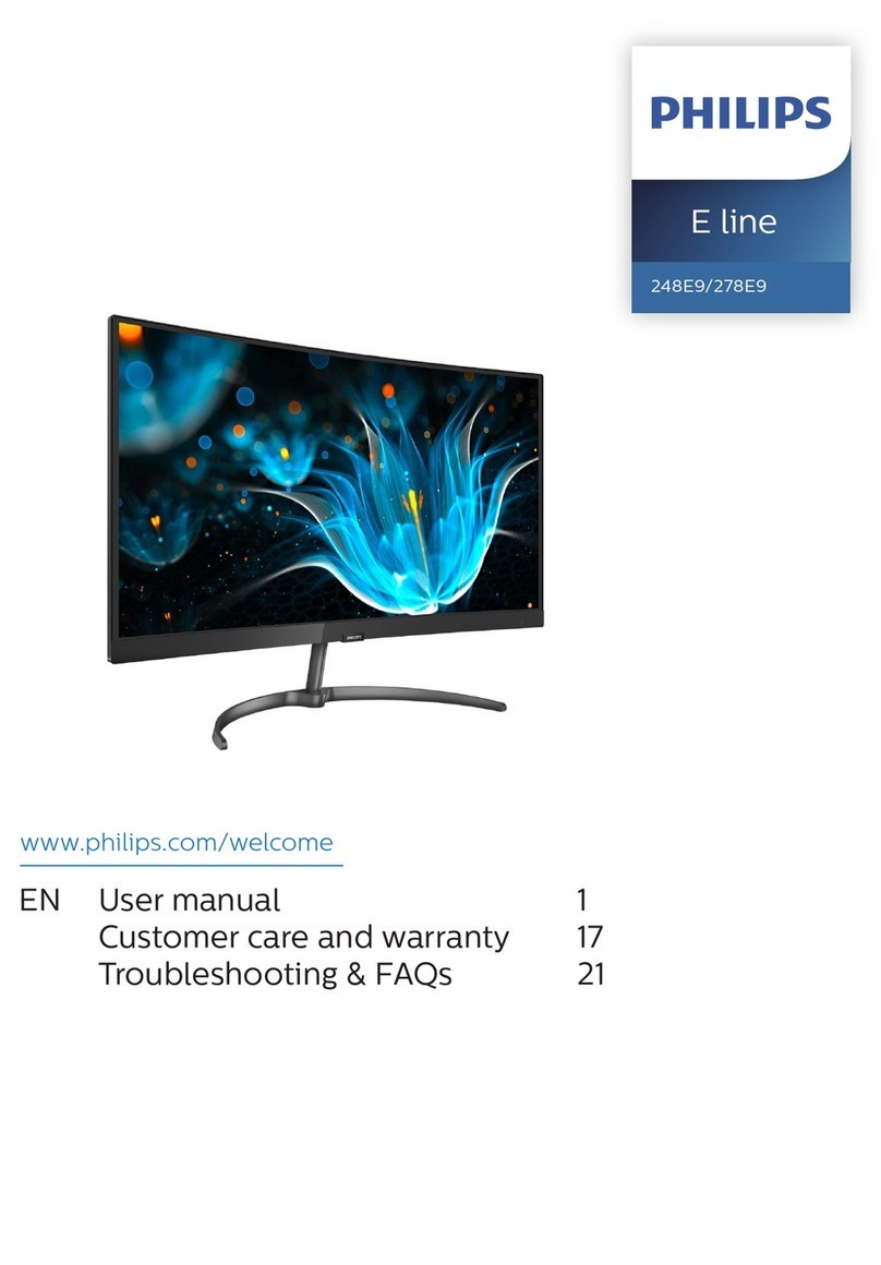 Philips E line 248E9 User manual
