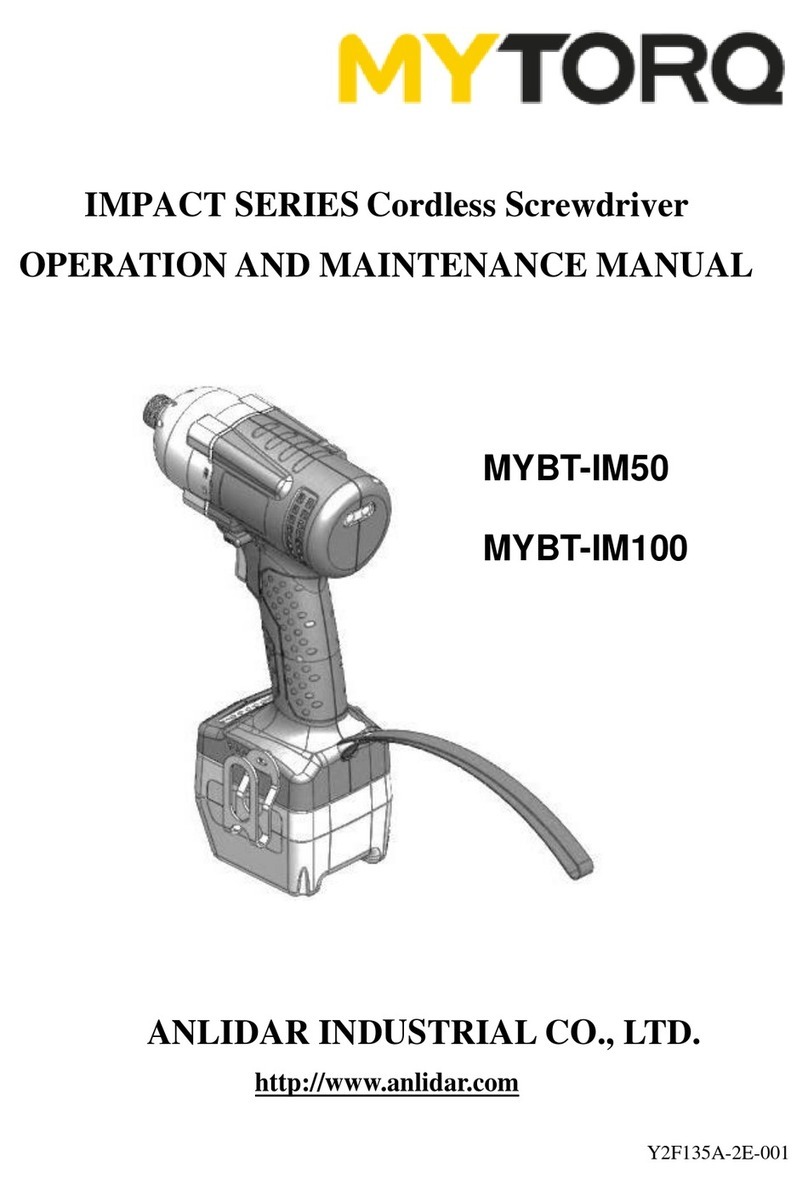 ANLIDAR Mytorq MYBT-IM50 Operation and maintenance manual