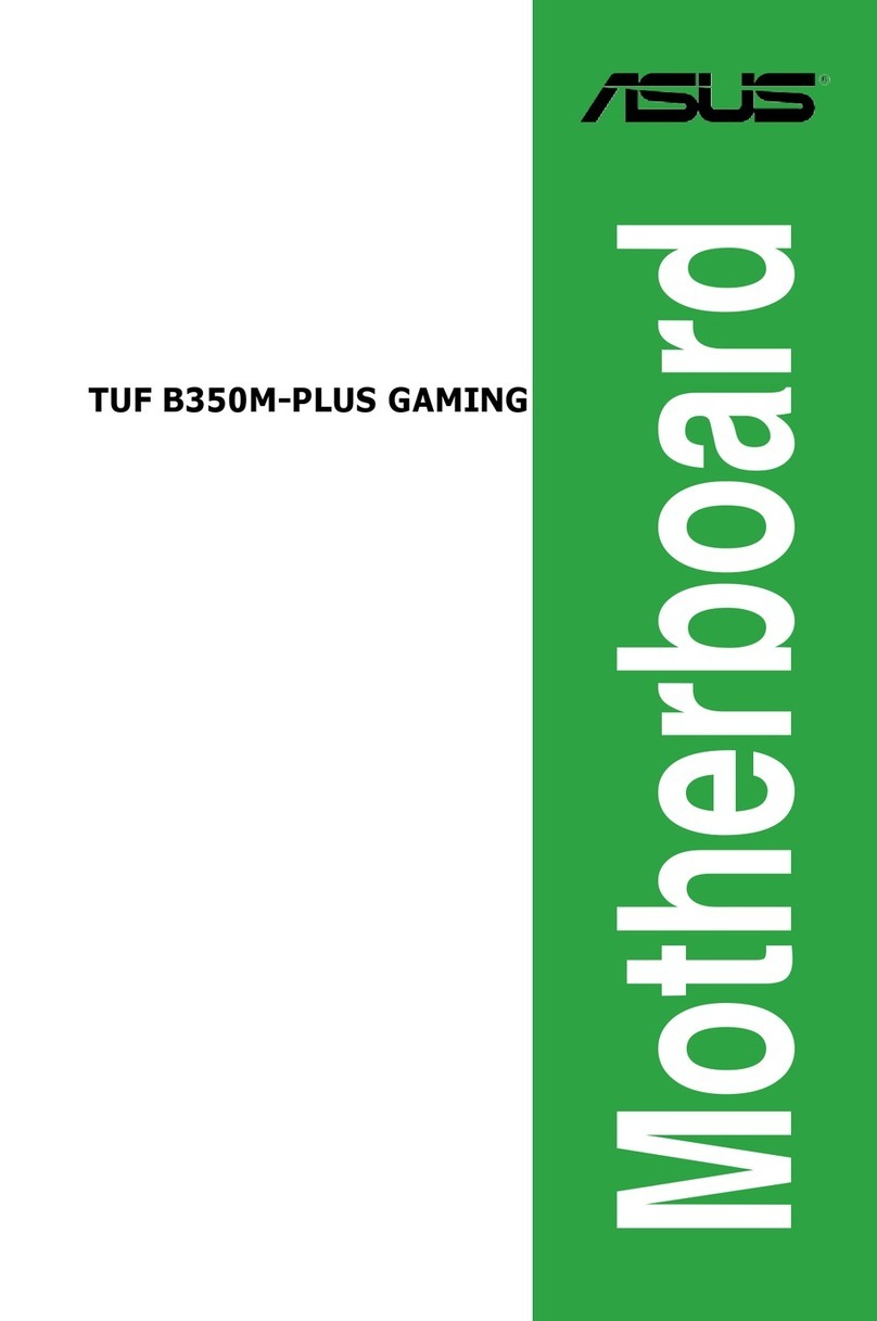 Asus TUF B350M-PLUS GAMING manual Asus TUF B350M-PLUS GAMING manual