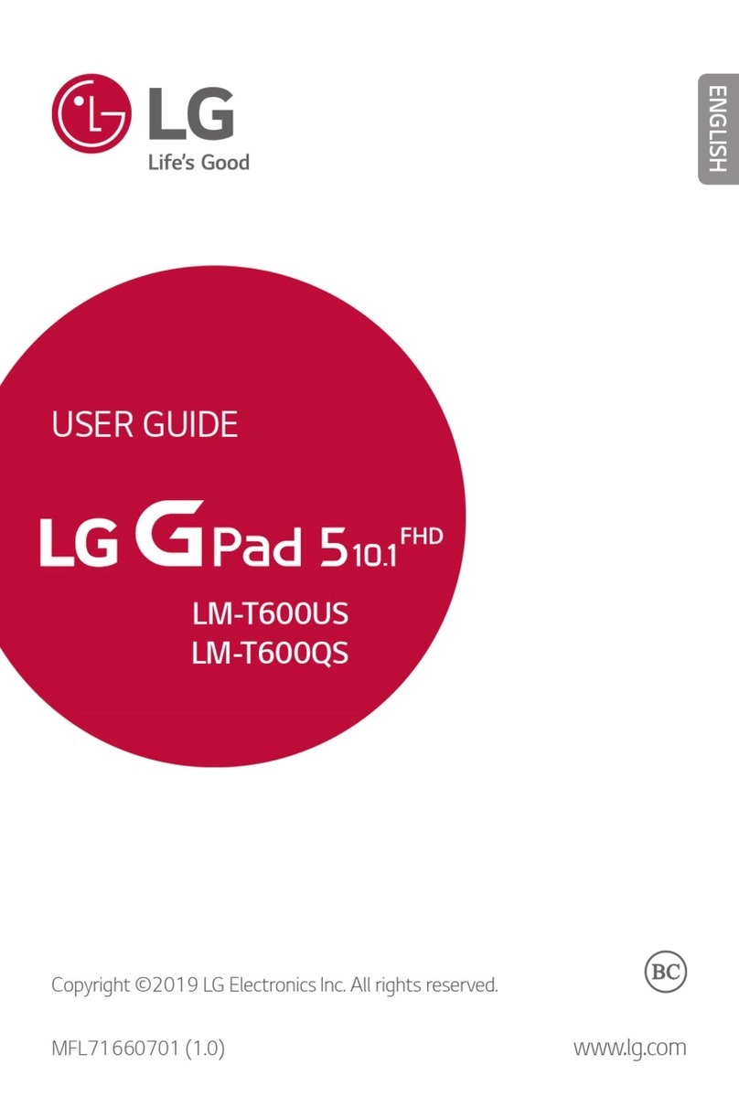 LG GPad 5 10.1 User manual