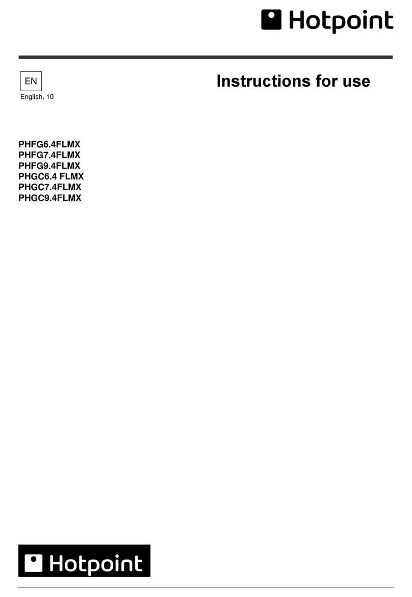 Hotpoint PHFG6.4FLMX Instructions for use