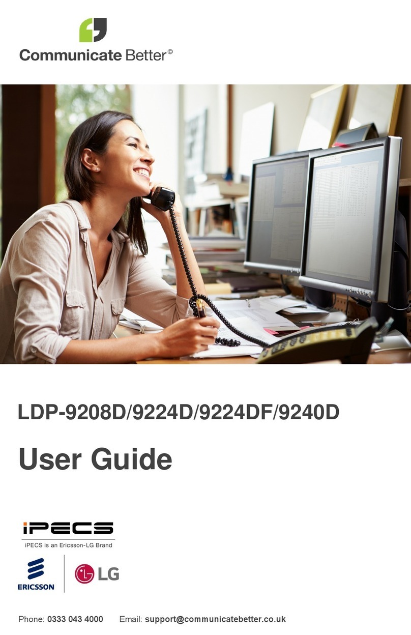 LG-Ericsson iPECS LDP-9200 Series user guide