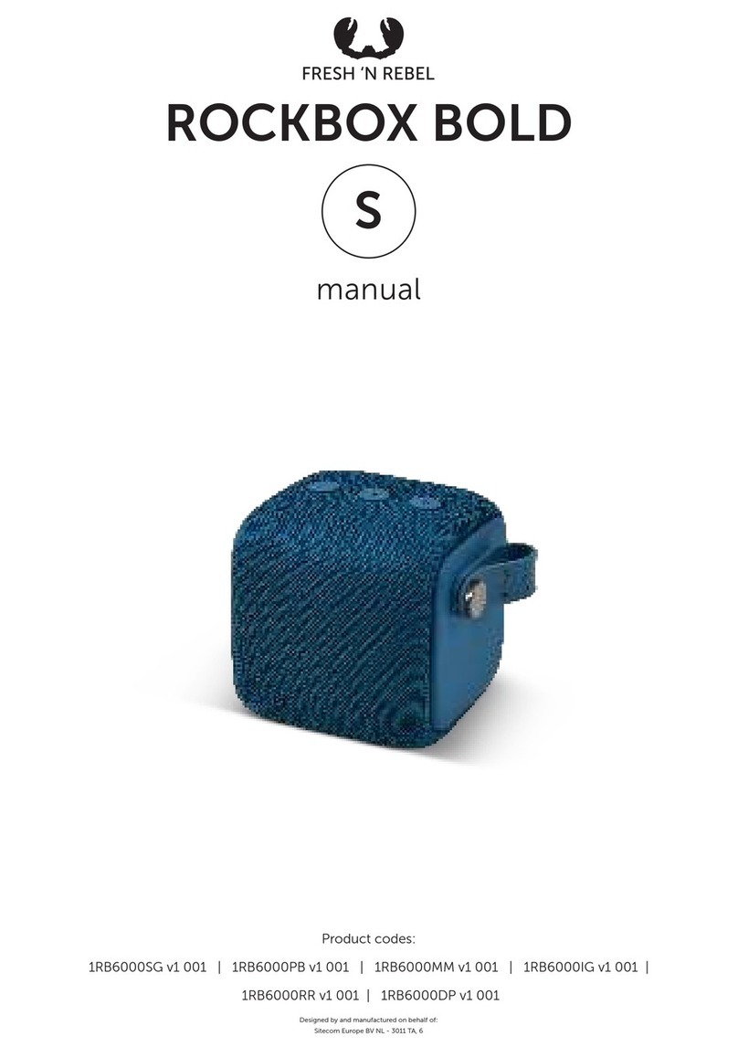 Fresh 'N Rebel 1RB6000SG v1 001 User manual