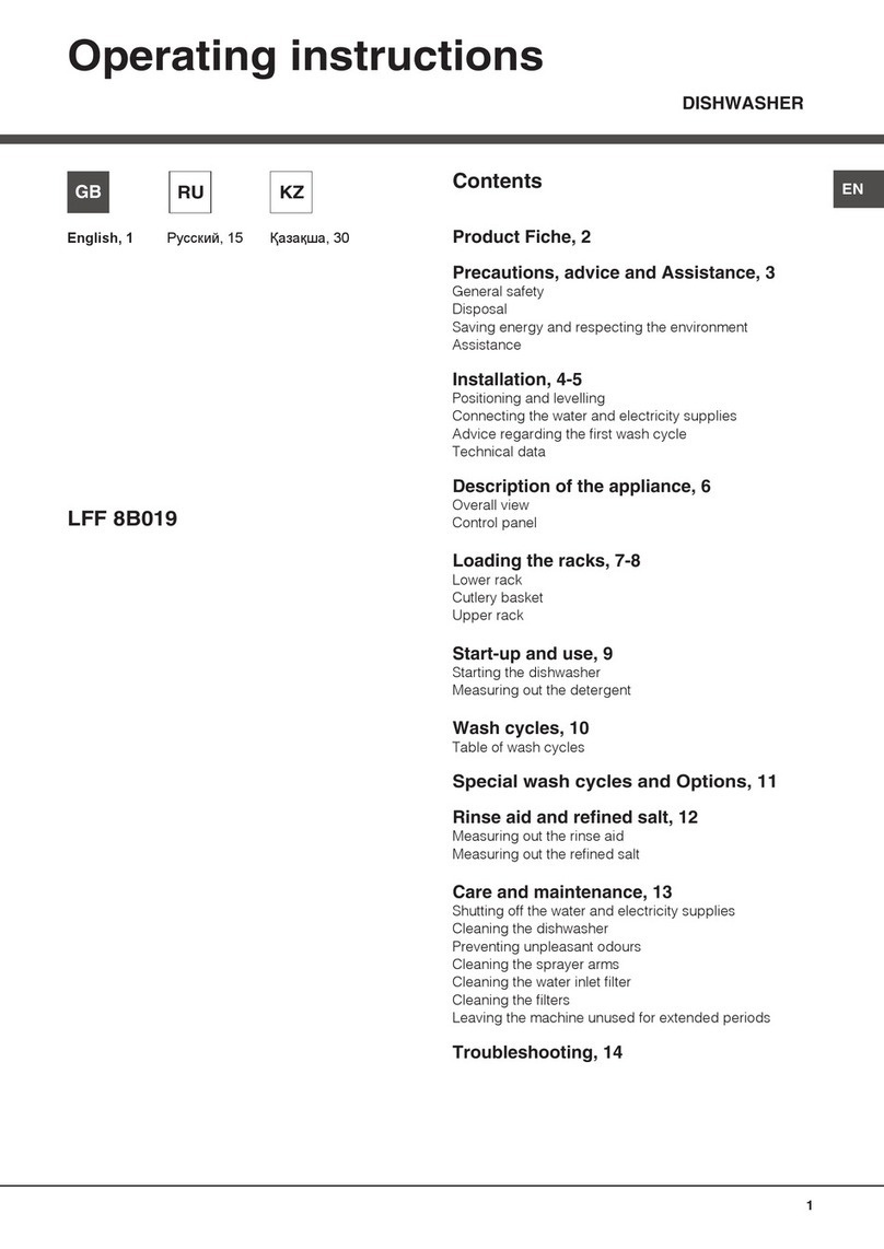 Hotpoint LFF 8B019 User manual
