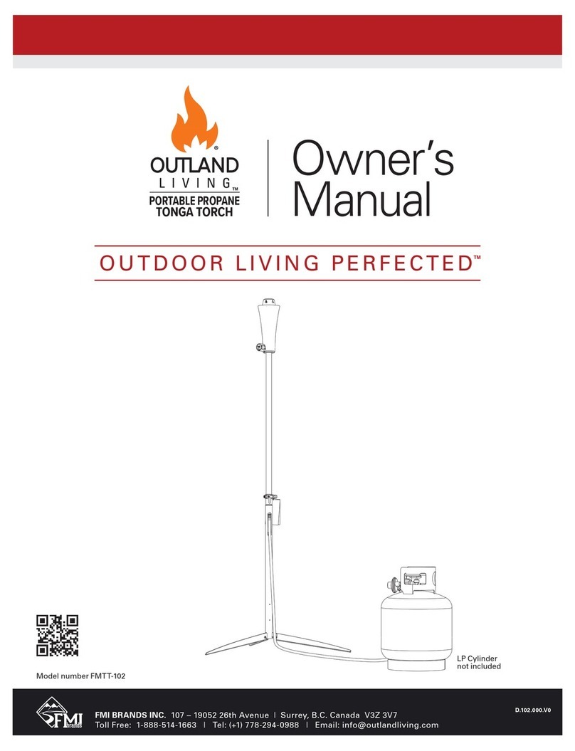 Outland Living FMTT-102 User manual
