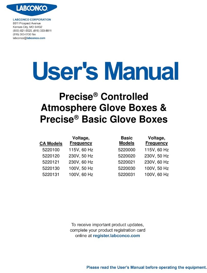 Labconco Precise 5220100 User manual