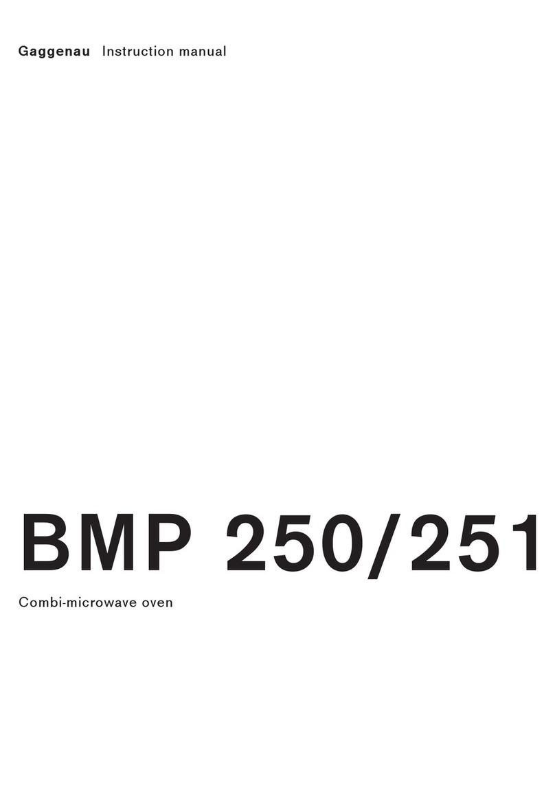 Gaggenau BMP 251 User manual