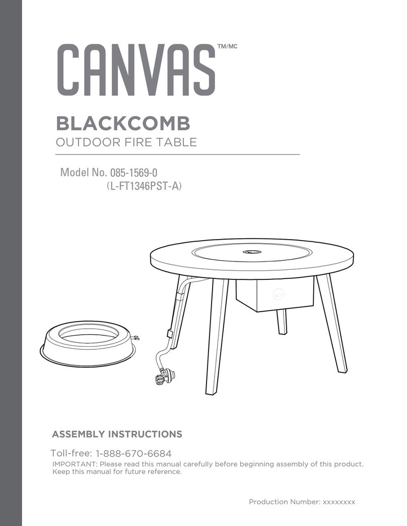 Canvas BLACKCOMB 085-1569-0 User manual
