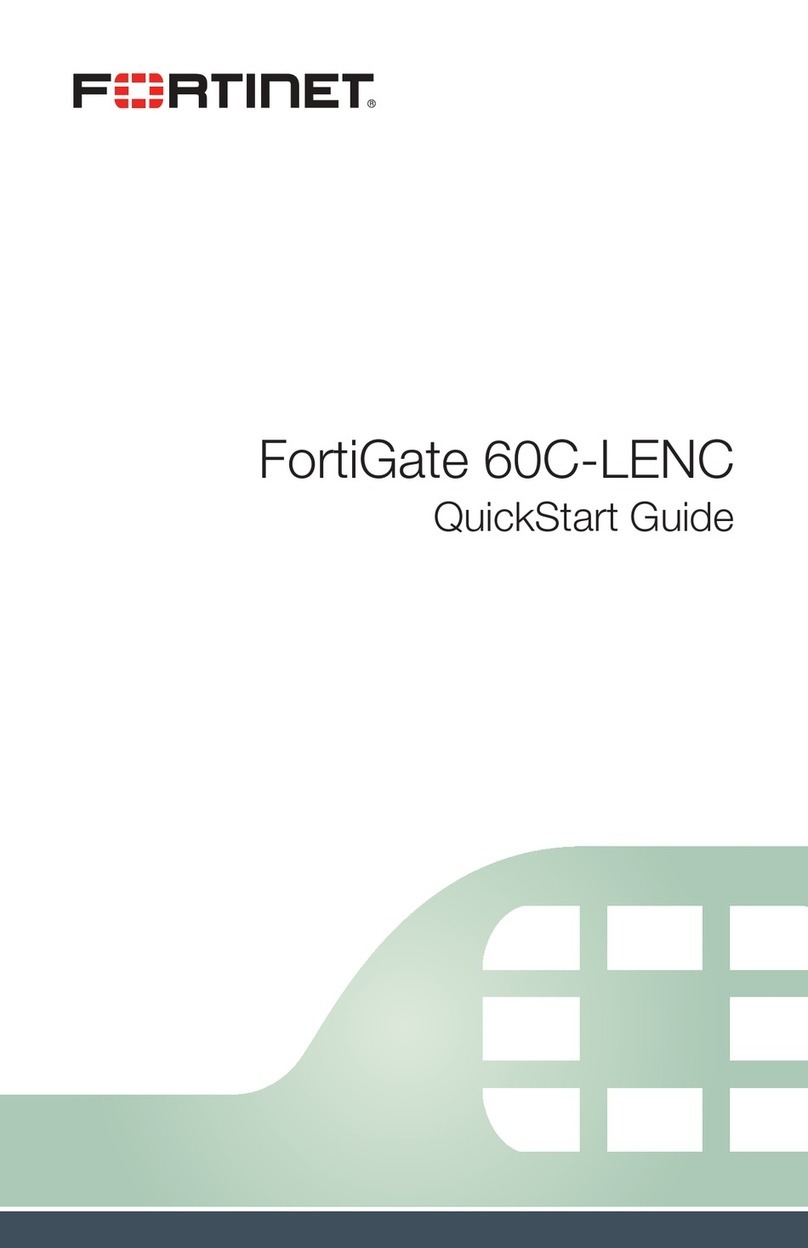 Fortinet FortiGate 60C-LENC User manual
