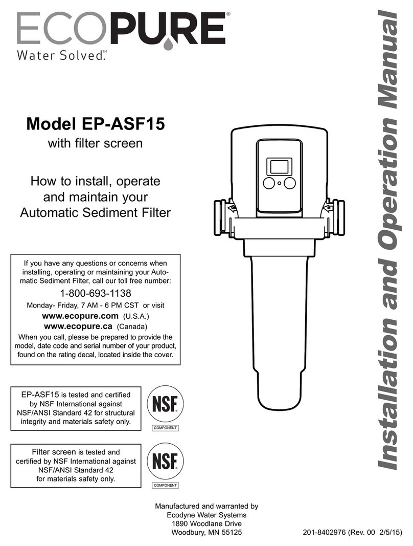 Eco Pure EP-ASF15 User manual