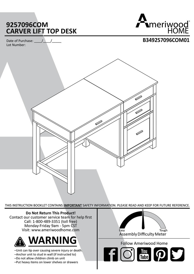Ameriwood HOME 9257096COM manual