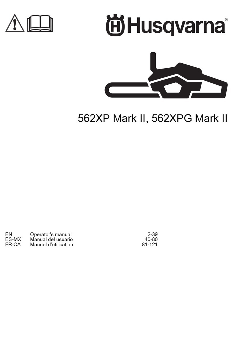 Husqvarna 562XP Mark II Operator's manual