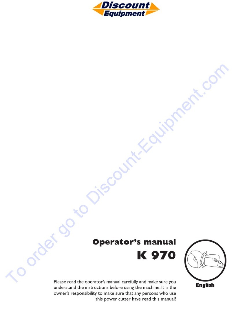 Husqvarna K 970 Operator's manual